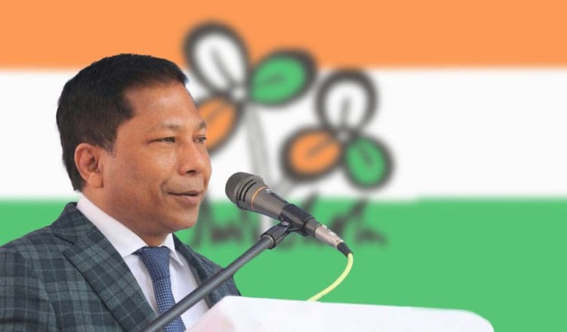 TMC protest in meghalaya