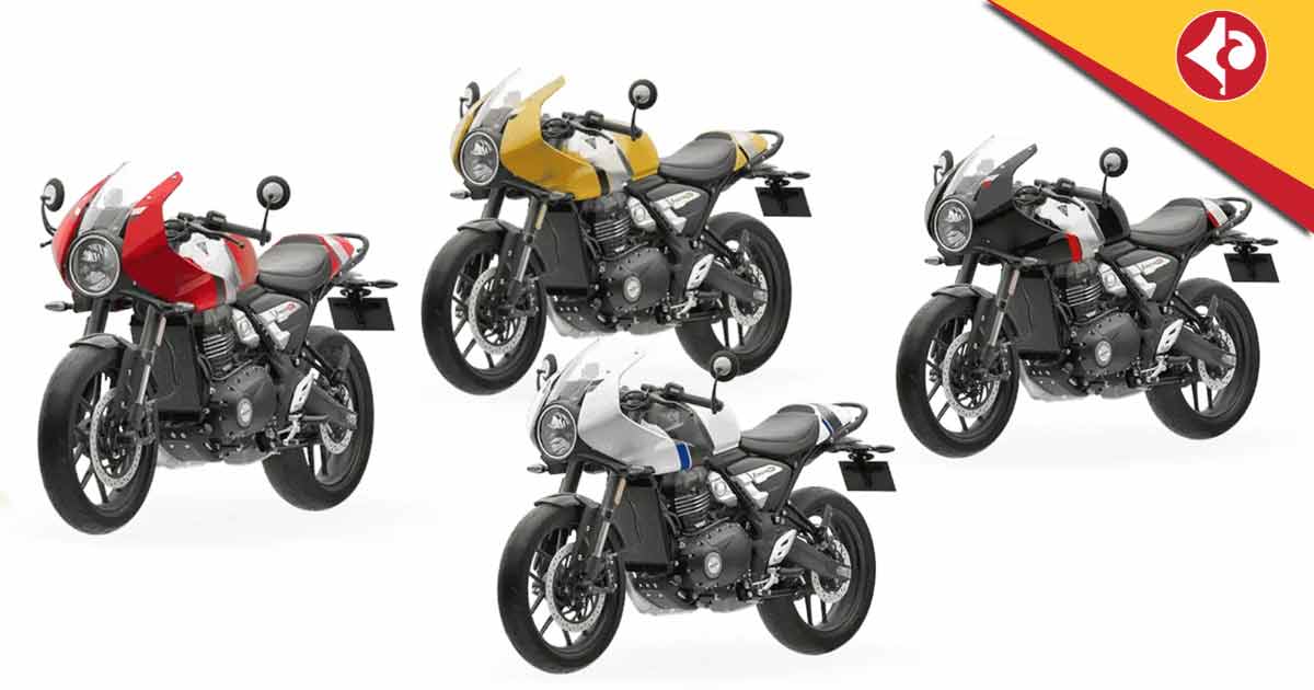Triumph Thruxton 400 Offered in 4 Colours