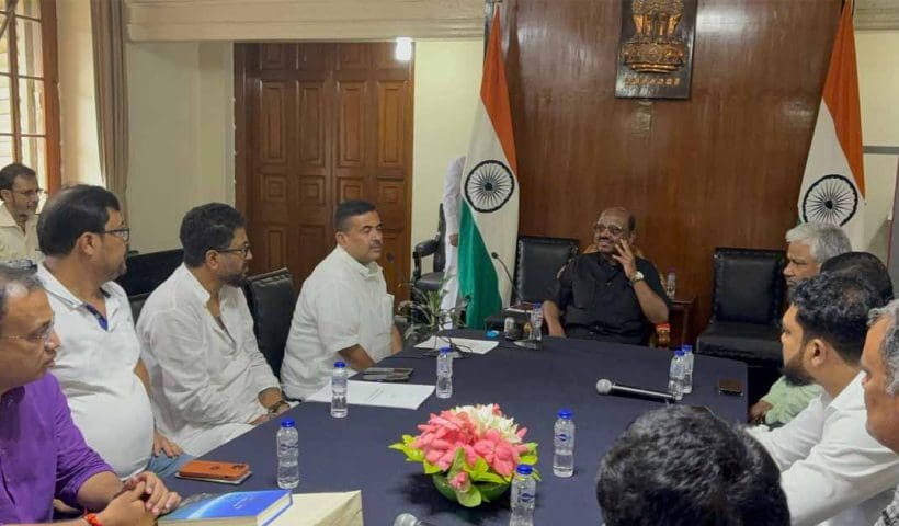 Suvendu meets governor
