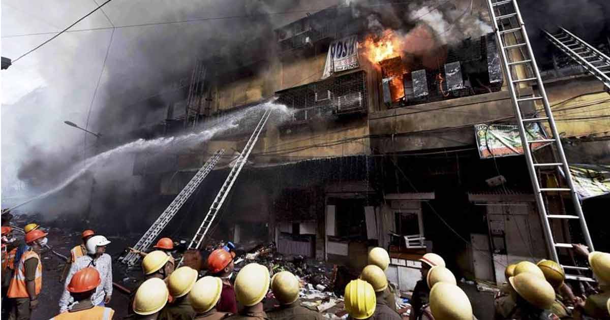 Gas Cylinder Blast Sparks Fire, 6 Shops Burn Down in Hooghly