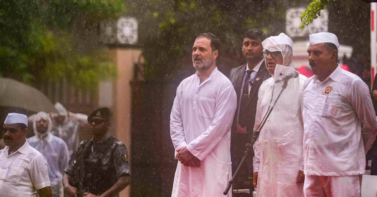 Rahul Gandhi Skip Red Fort I-Day Event