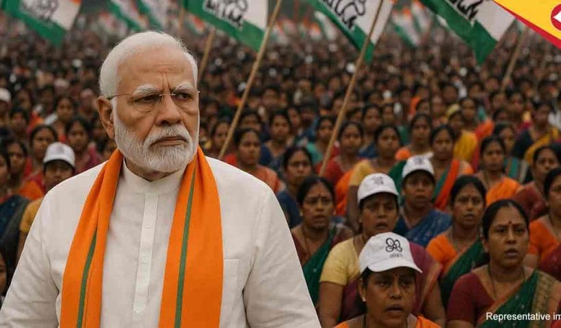 BJP Postpones PM Narendra Modi Bengal Rally in Ranaghat: Is Trinamool’s Strength Causing Fear Ahead of 2026 Elections?