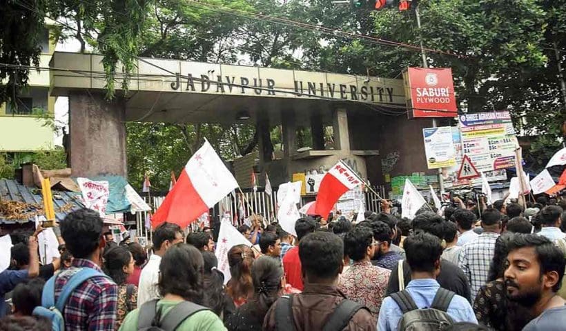 Jadavpur Student Death SFI protest