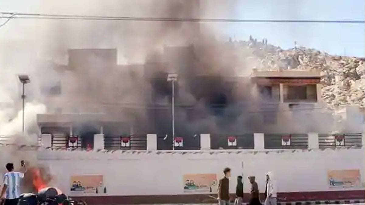 Ladakh statehood demand protest