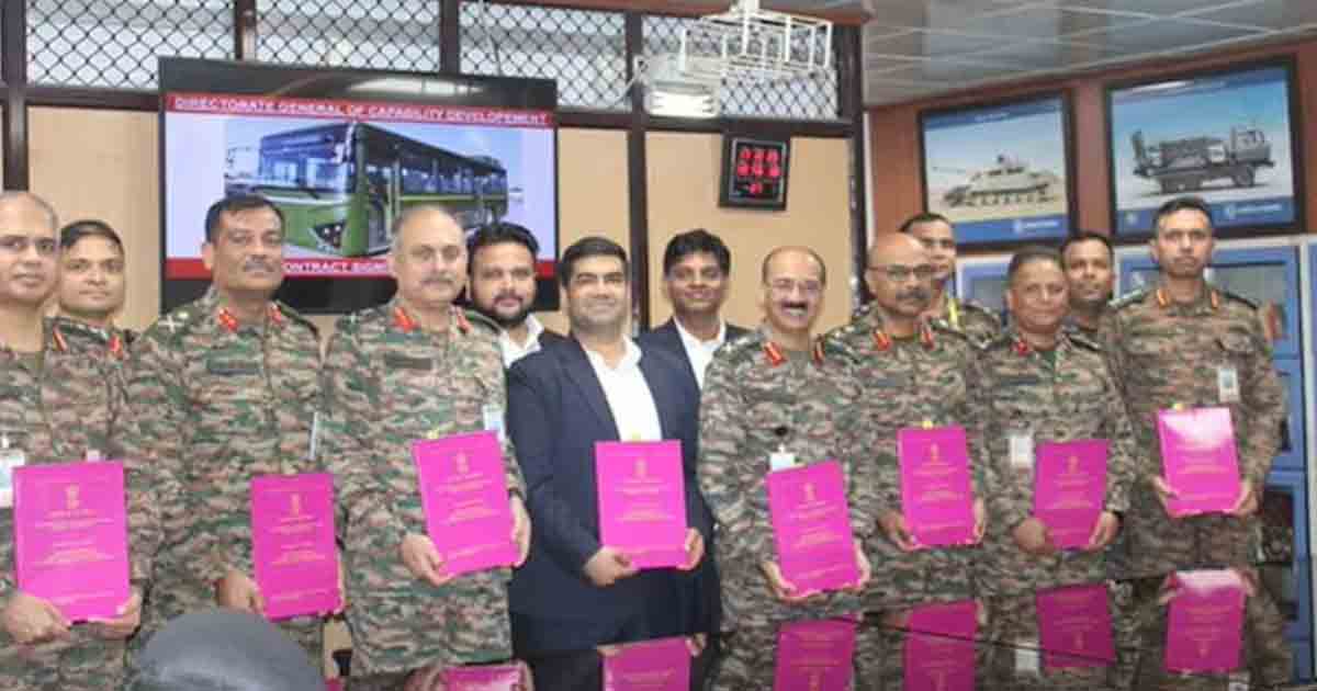 Indian Army-JBM Auto contract