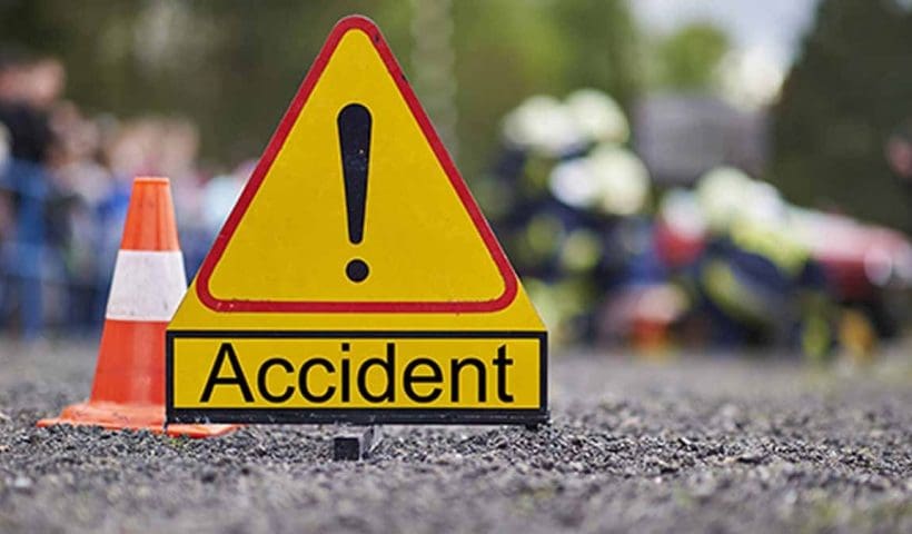 Red Road Shock Truck Hits Concrete Railing in Terrible Crash