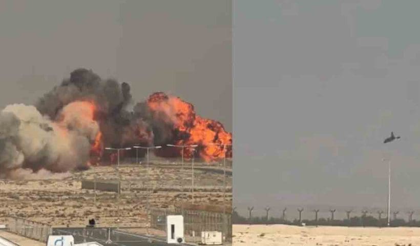 Tejas crash video