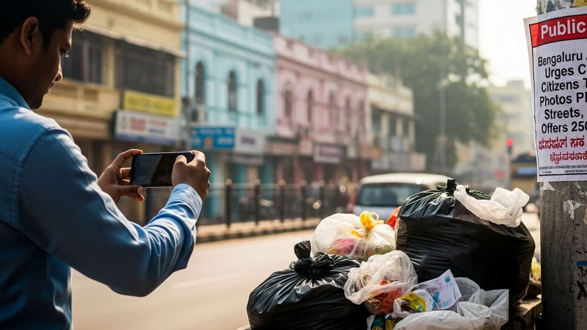 250 Reward for Those Who Report Litterbugs Through Video in Bengaluru