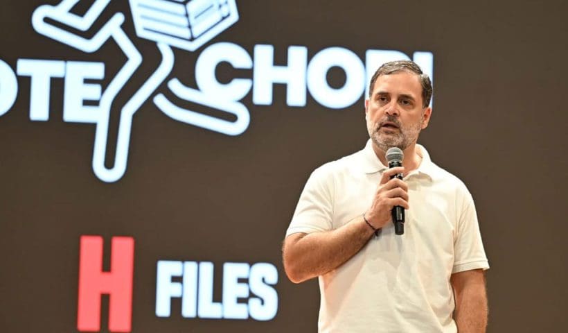 Rahul Gandhi Criticizes PM Modi Over Trump Tariffs, Cites Indira Gandhi’s Leadership