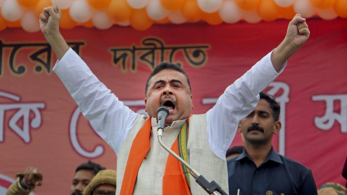 Kolkata Police Intervention in Hindutva Rally Draws Rebuke from Suvendu Adhikari