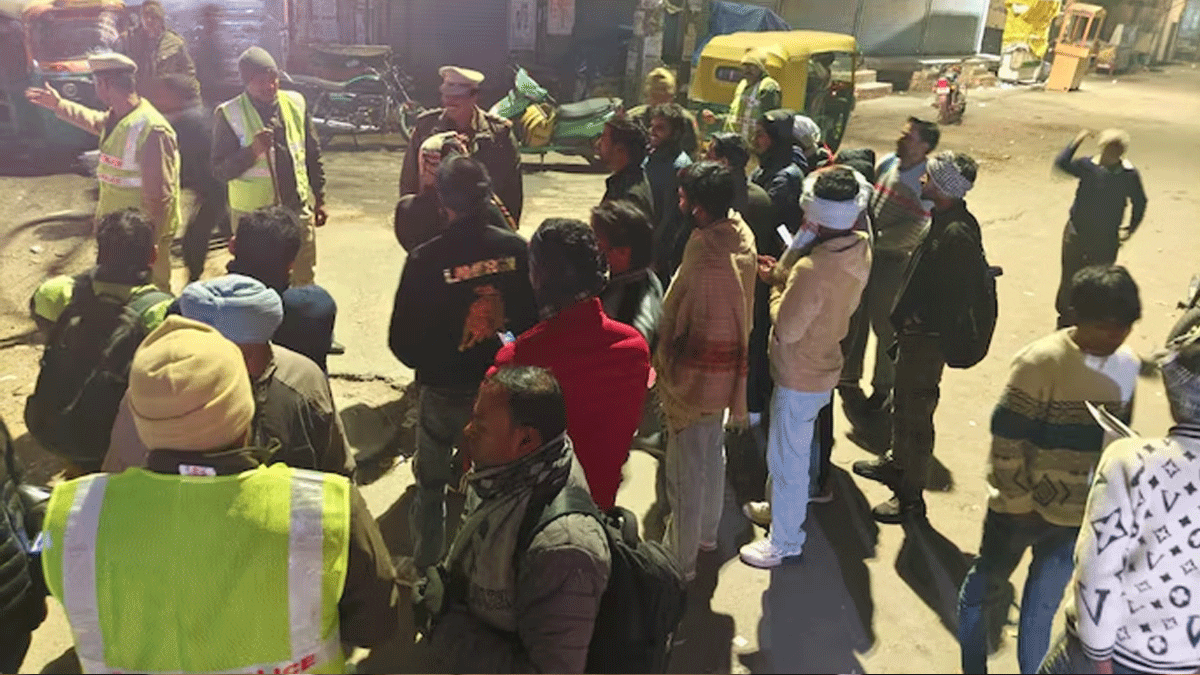 Delhi Police New Year crackdown