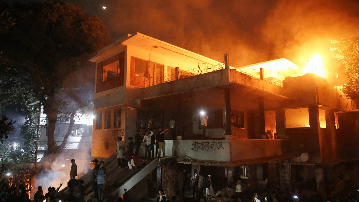Rajshahi Sees New Wave of Protests Outside Indian Embassy