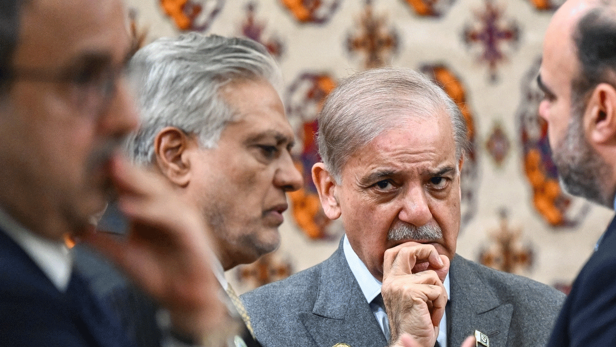 Shehbaz Sharif Gate-Crashes Putin Meeting