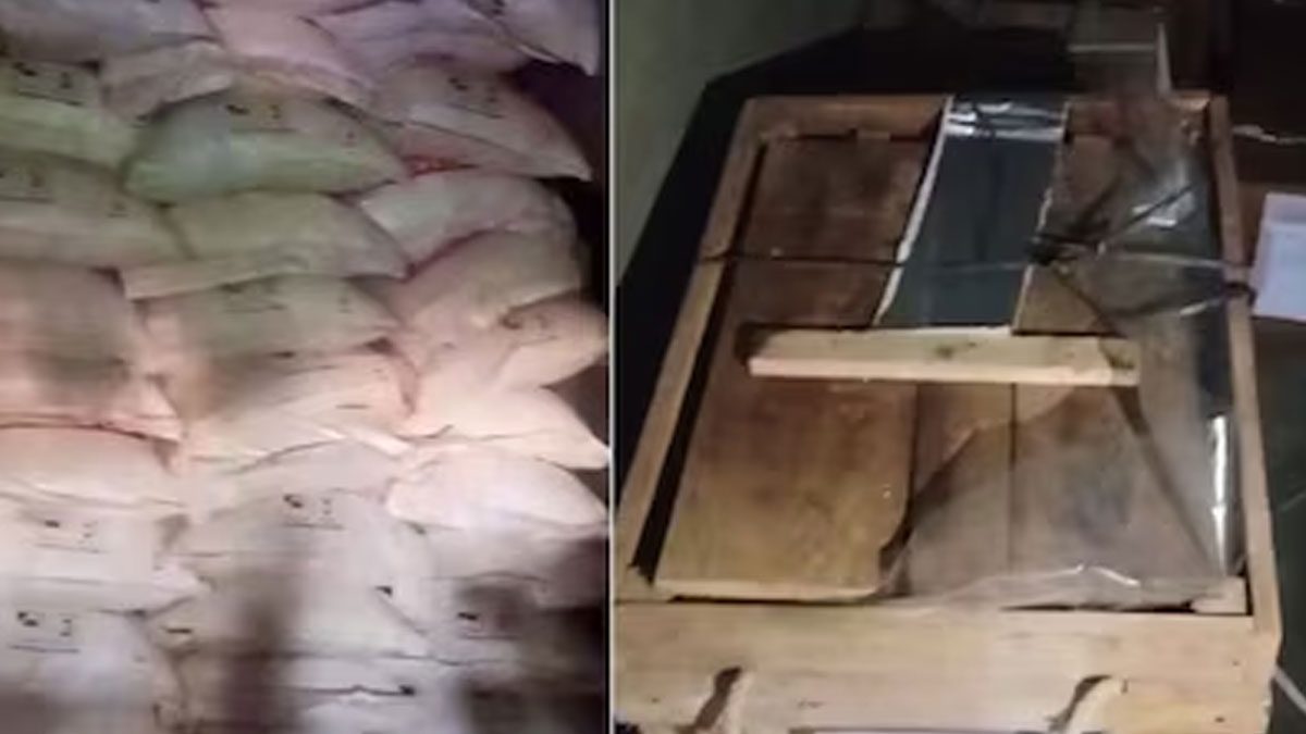10000 kg explosives seized 