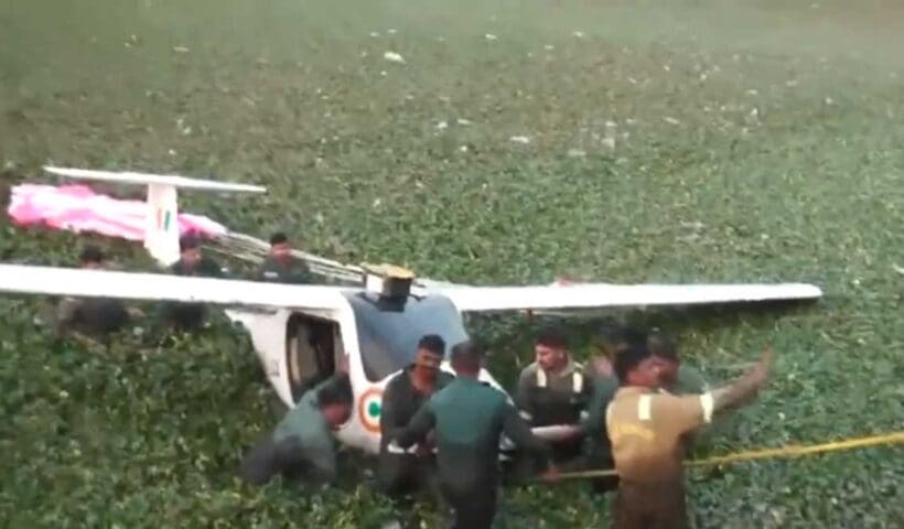 iaf-microlight-aircraft-crash-prayagraj