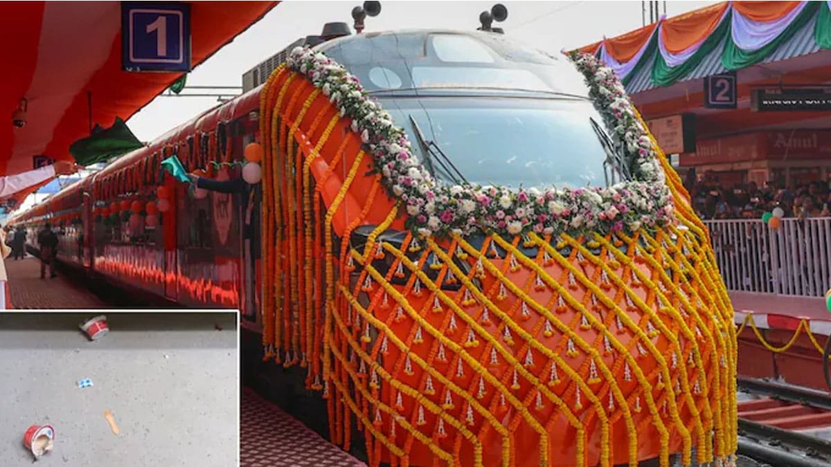 dirty coaches in Vande Bharat Sleeper