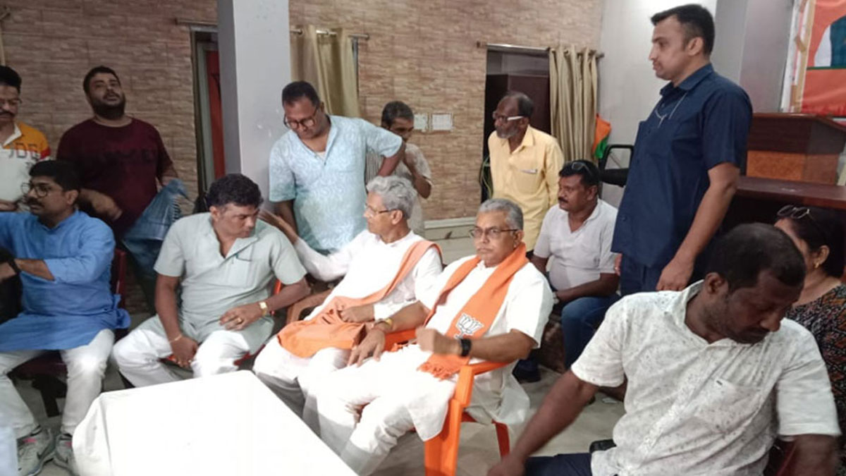 Salt Lake Sees Political Activity with Dilip Ghosh’s Presence