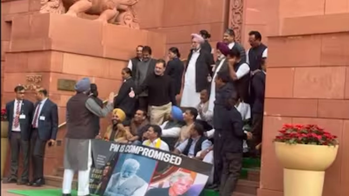 Rahul Gandhi Ravneet Bittu Spat 