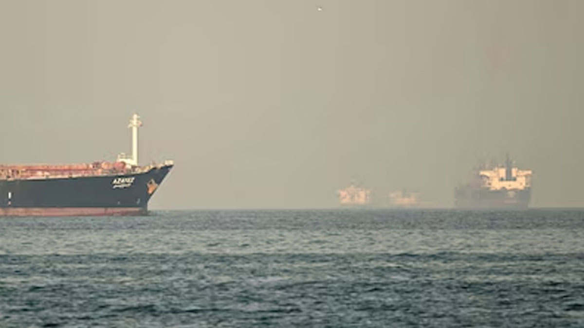 Indian ships stranded Strait of Hormuz
