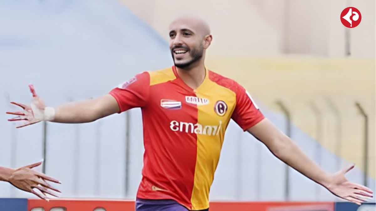 Youssef Izzeddari East Bengal goal reaction