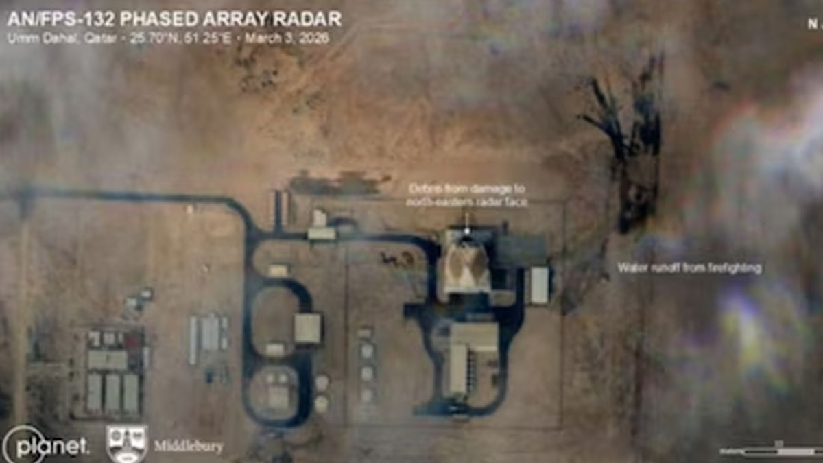 Iran attack US radar Qatar