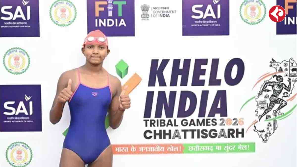 anjali-munda-triple-gold-khelo-india-tribal-games-odisha-swimming