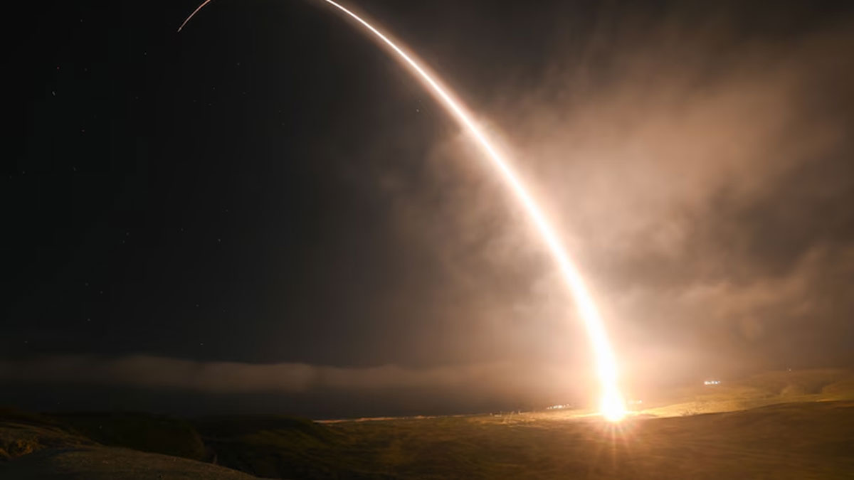 US Minuteman III ICBM test