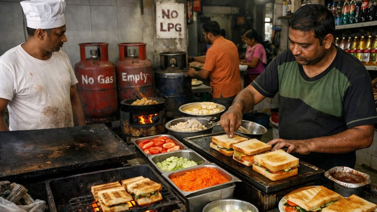 India LPG Shortage Restaurants
