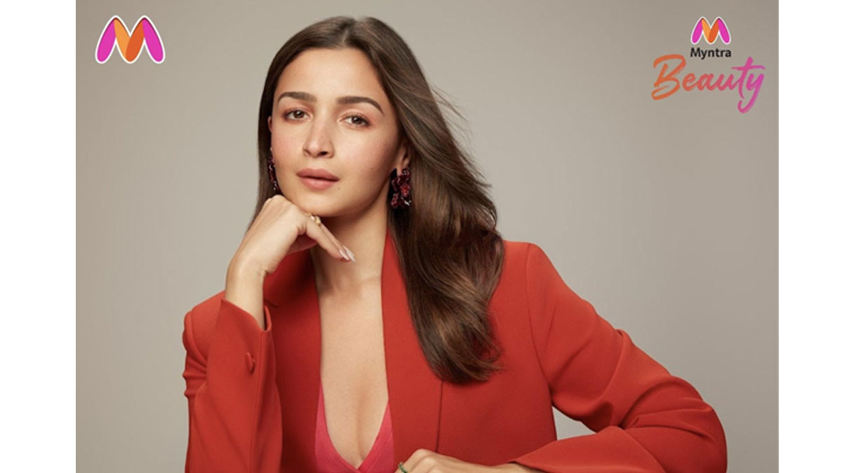 Alia Bhatt as Brand Ambassador for Myntra and Myntra Beauty