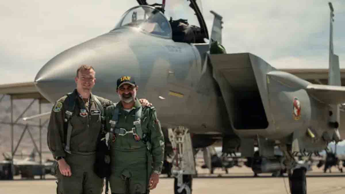 IAF Chief AP Singh flies USAF F-15EX in US