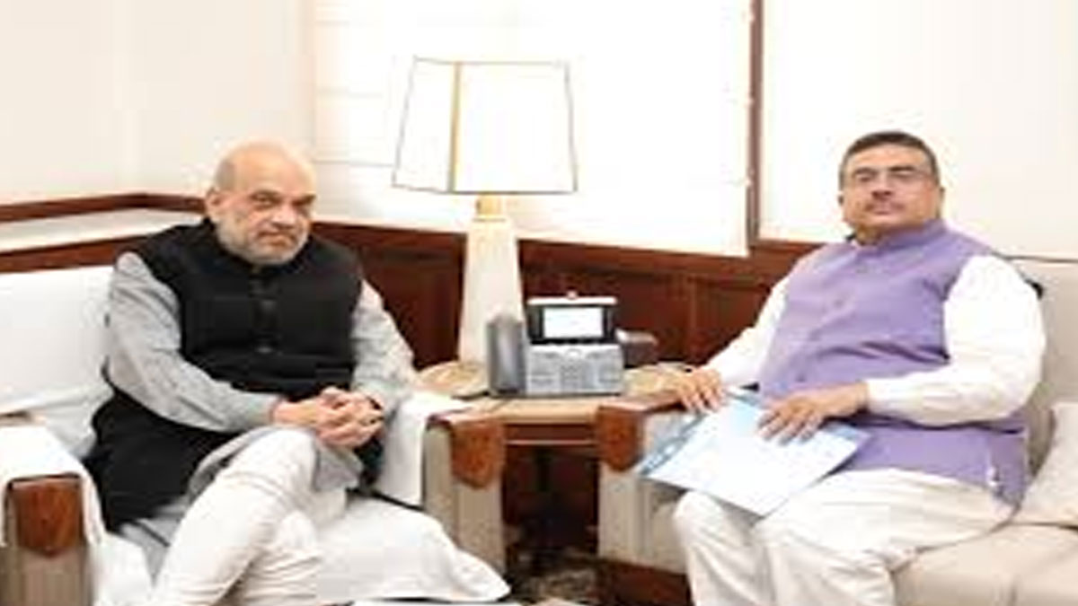 Amit Shah Accompanies Shuvendu in High-Profile Bhabanipur Nomination