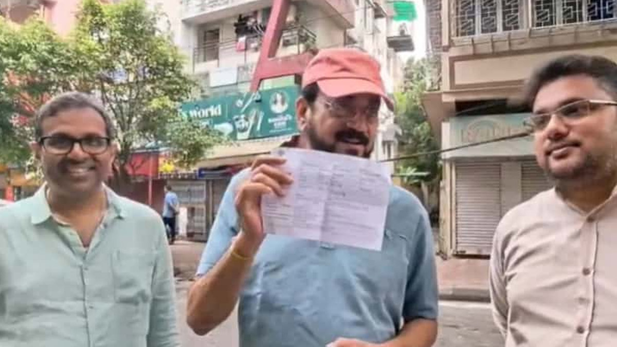 Rasbehari EVM malfunction