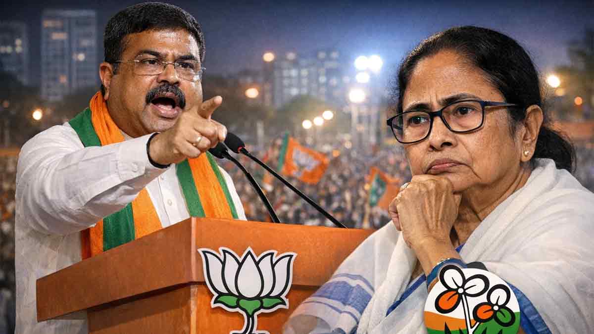 dharmendra-pradhan-slams-mamata-banerjee-bidhannagar-election-campaign