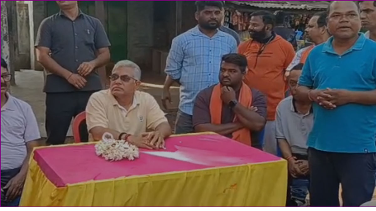 Dilip Ghosh’s Arrival in Purighat Triggers Massive Political Unrest
