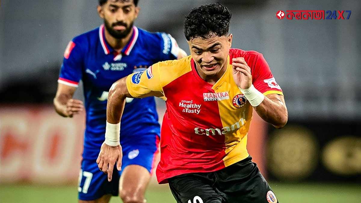 east-bengal-vs-bengaluru-fc-miguel-red-card-first-half-score-update