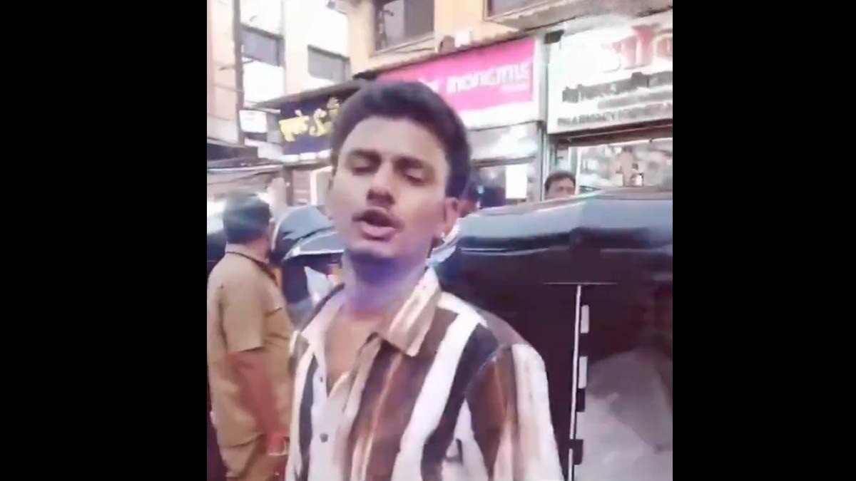 virar-auto-driver-religious-threat-viral-video-maharashtra