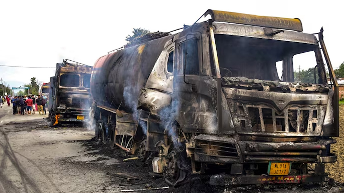 Manipur violence rocket attack