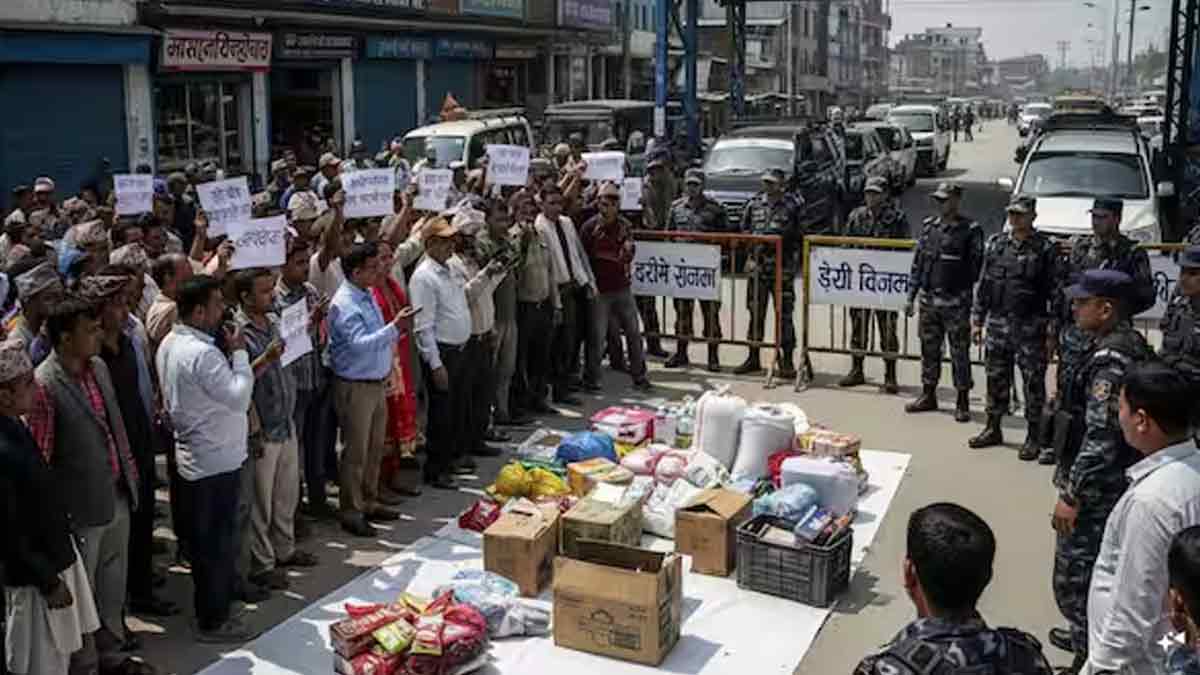 nepal-protest-indian-goods-tax-balen-shah-customs-rule