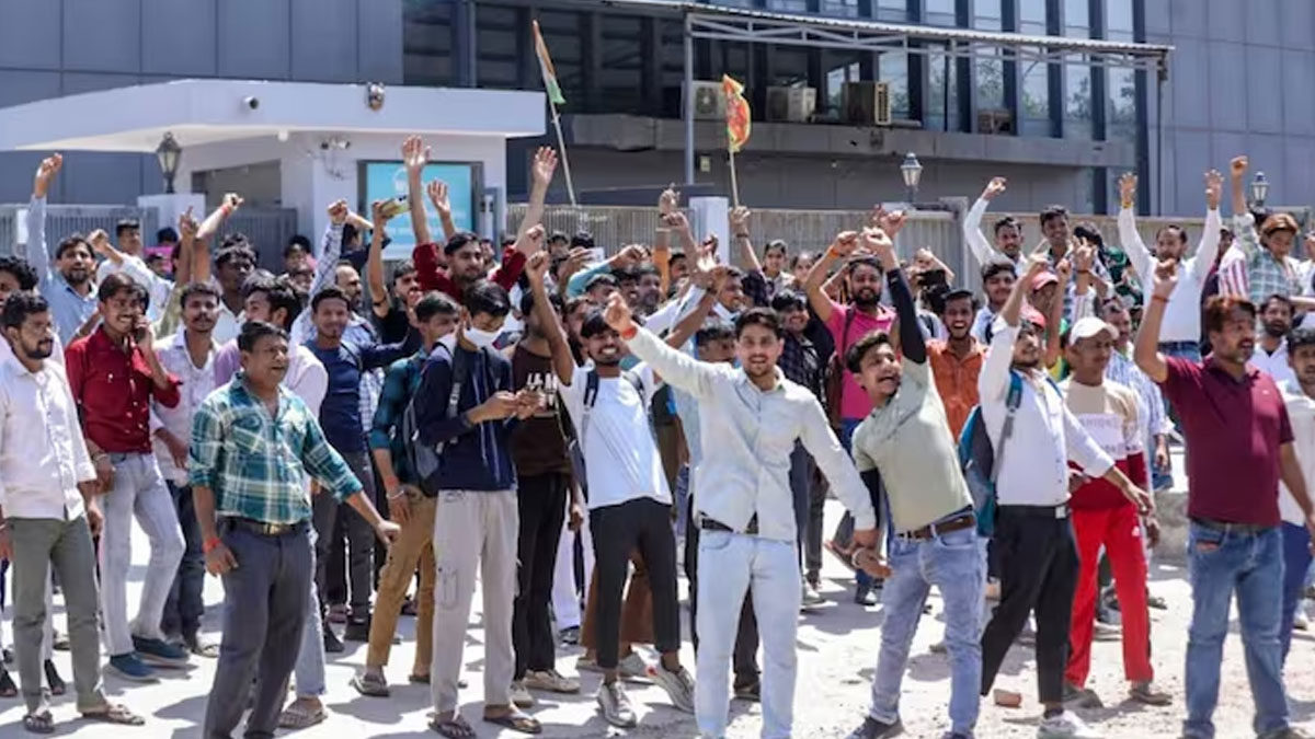 Noida worker protest violence