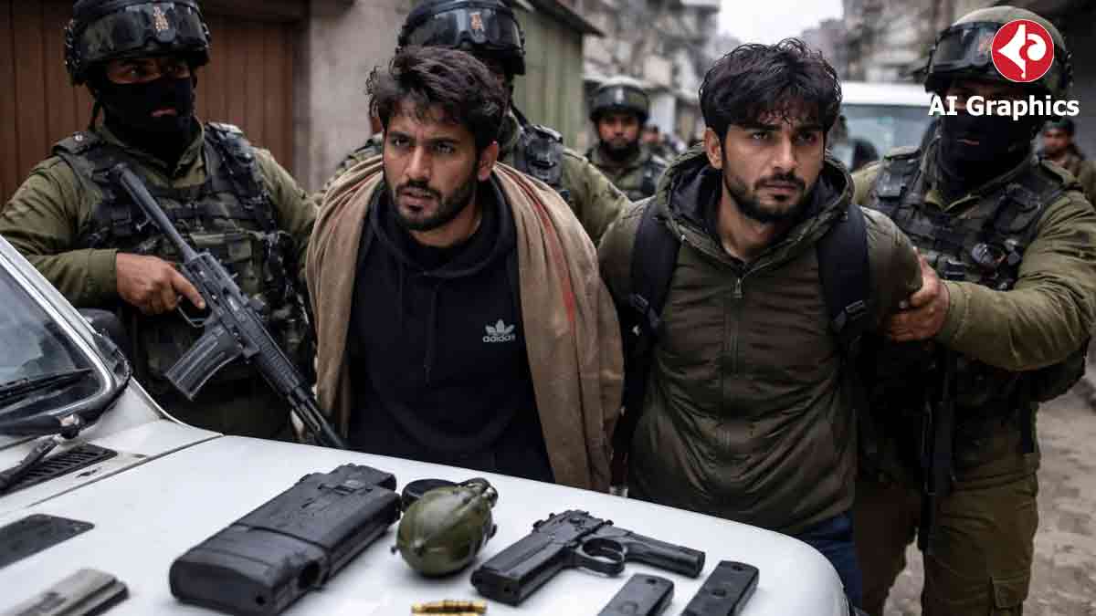 srinagar-police-arrest-two-suspects-pistol-recovered-operation srinagar-police-arrest-two-suspects-pistol-recovered-operation