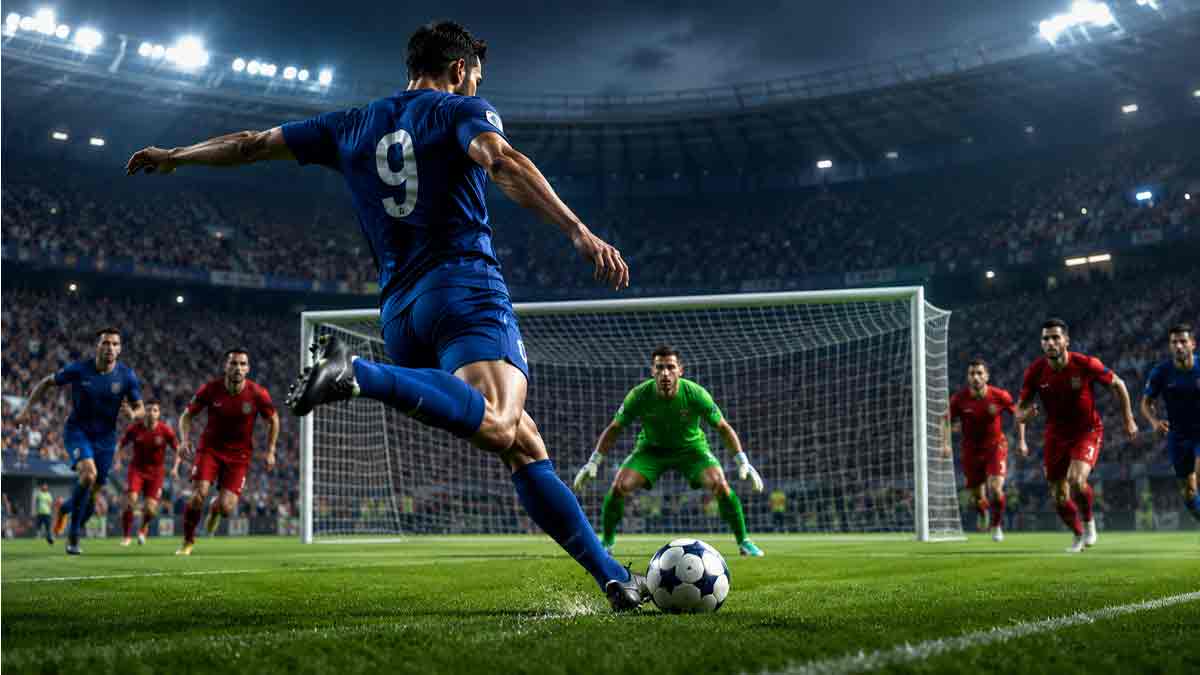 The Striker in Football