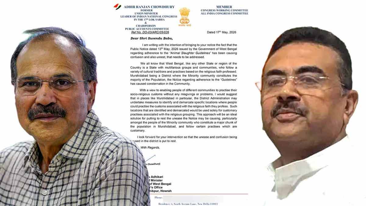 adhir-ranjan-letter-animal-slaughter-guidelines-west-bengal