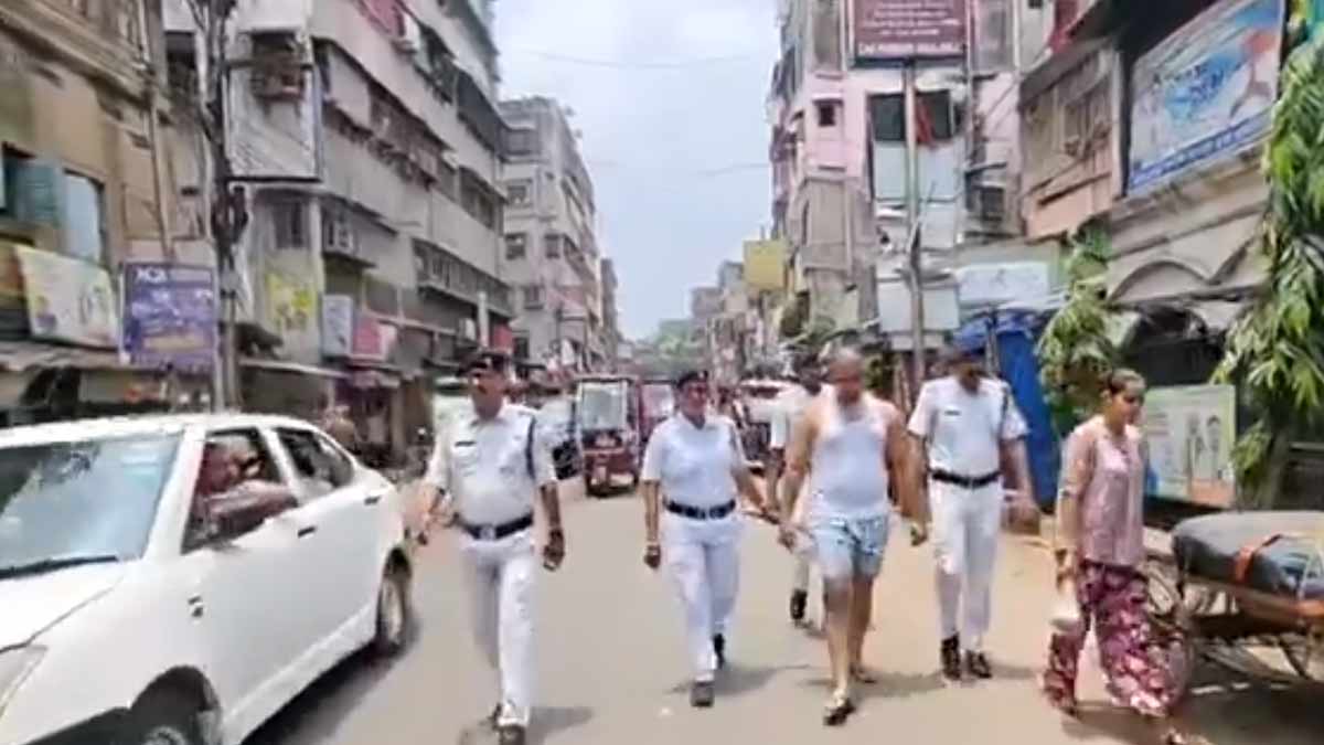 howrah-gangster-akash-singh-police-parade
