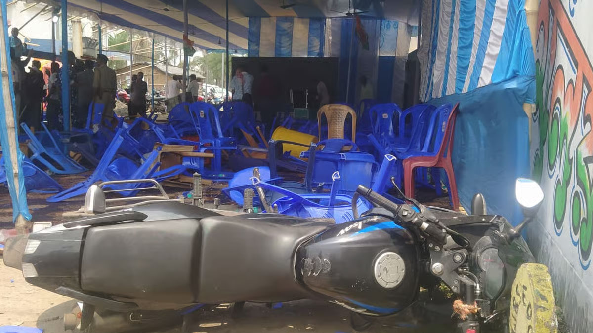 Asansol Disturbance: Alleged Assault on Trinamool Party Office