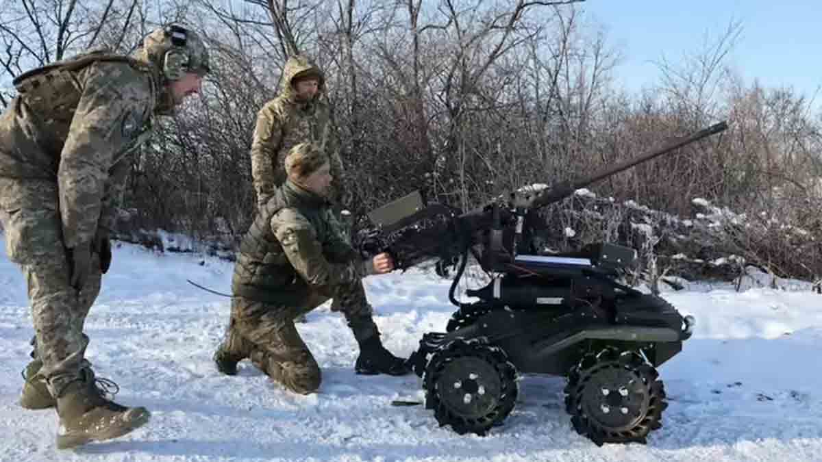 Ukrainian Army robots