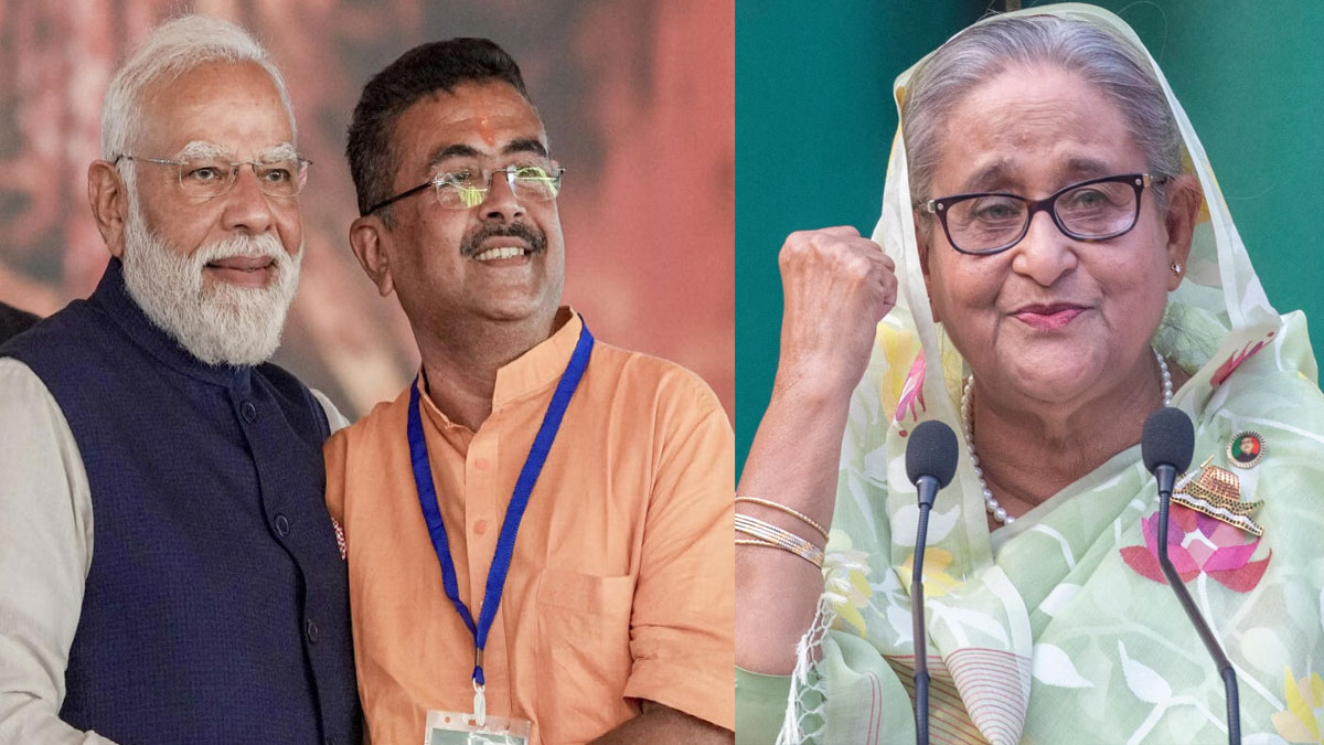 Sheikh Hasina Congratulates Suvendu Adhikari