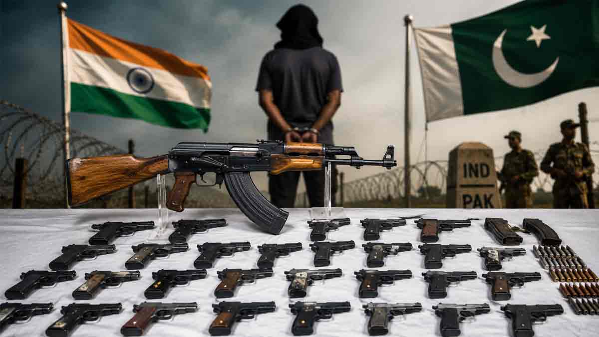 ak47-and-25-pistols-seized-near-indo-pak-border-in-amritsar