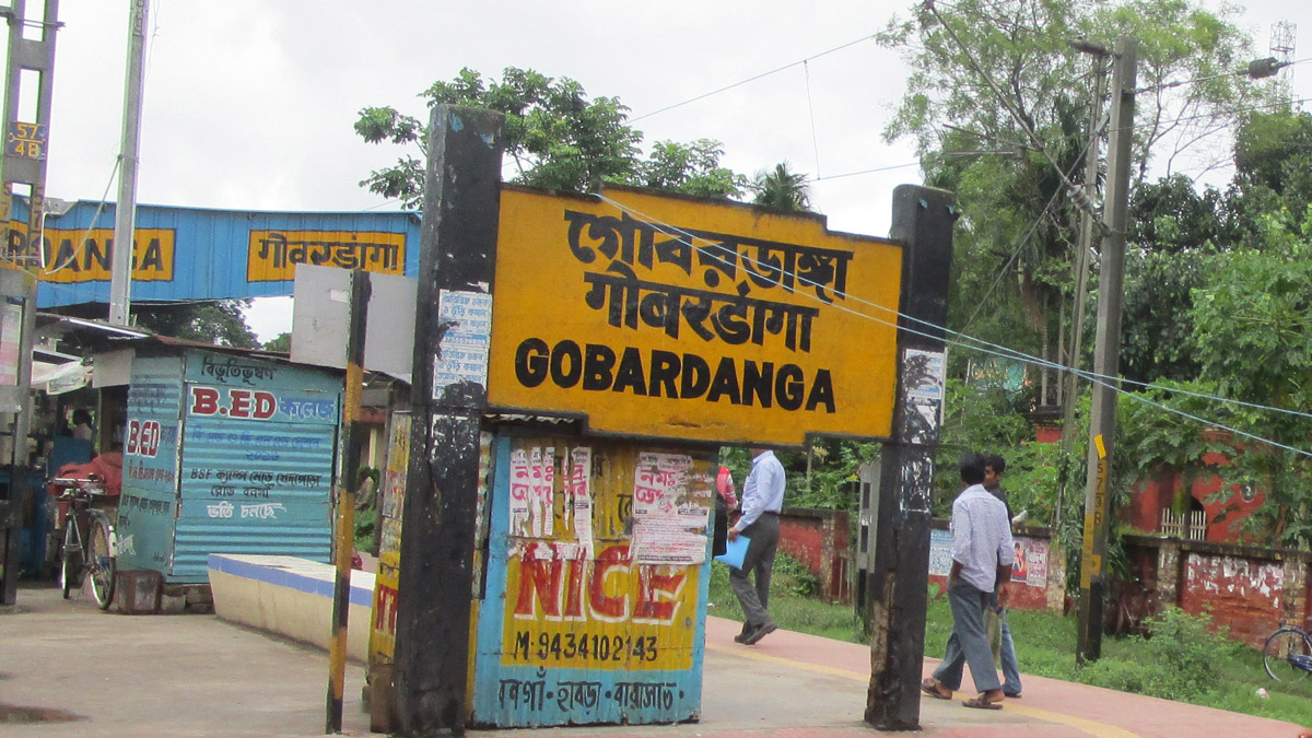 Gobardanga Railway Station Eviction Protest