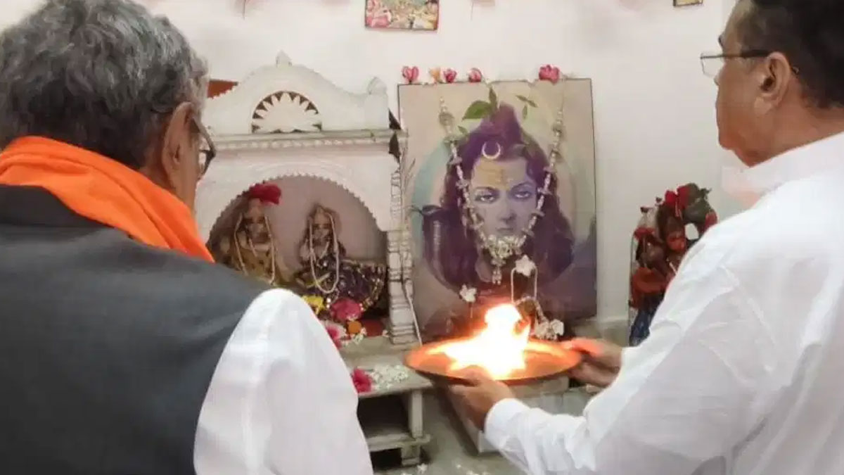 Shubhendu Adhikari Prayer Before West Bengal Budget 2026