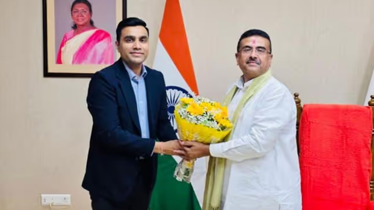 Karan Adani meets Suvendu Adhikari